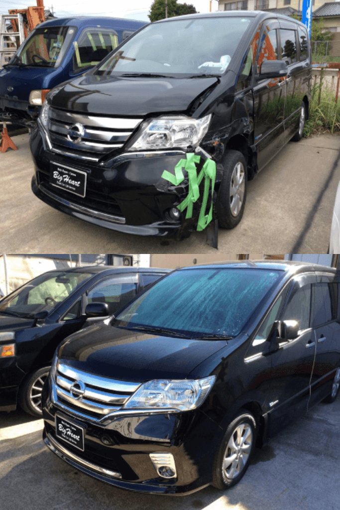 ディーラーより安くうまく早い豊田市のfix板金塗装修理事例 豊田市 Fix 国産車 輸入車 鈑金塗装修理工場